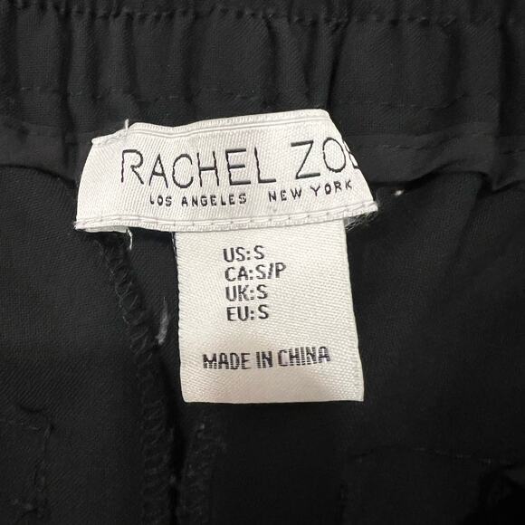 Rachel Zoe Women's Ankle Trouser Black Dresspant Elastic Waist Size Small - Picture 6 of 8